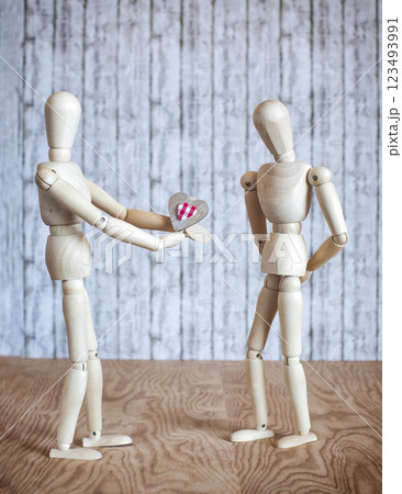 man offers his hand and heart 123493991