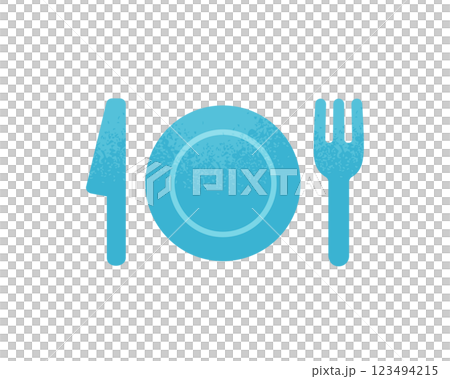 A fork and knife icon with the image of food and gourmet. Simple and stylish vector design. A fork and knife icon with the image of food and gourmet. Simple and stylish vector design. 123494215