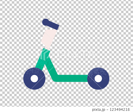 Electric scooter icon. A simple design that evokes bike sharing and transportation. Electric scooter icon. A simple design that evokes bike sharing and transportation. 123494218