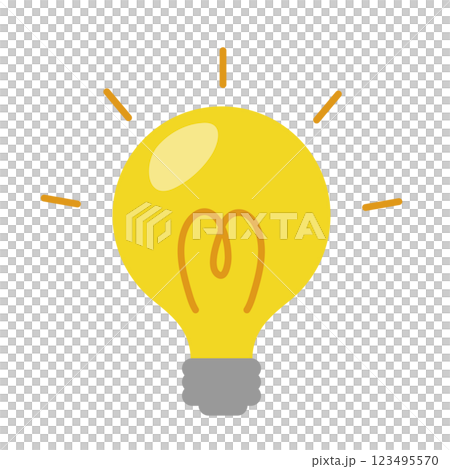 Light bulb illustration Light bulb illustration 123495570