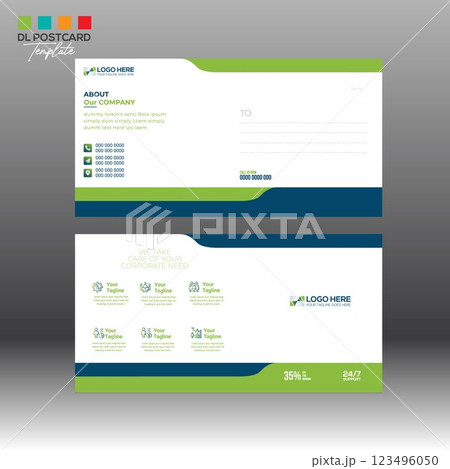 Postcard Design for any best use Postcard Design for any best use 123496050