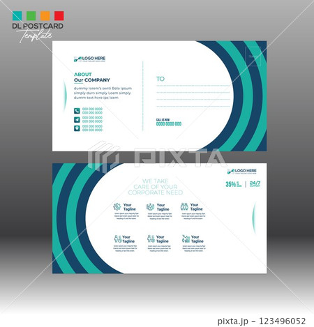 Postcard Design for any best use Postcard Design for any best use 123496052