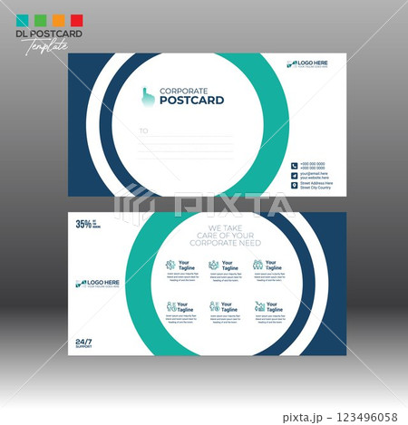 Postcard Design for any best use Postcard Design for any best use 123496058