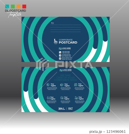 Postcard Design for any best use 123496061