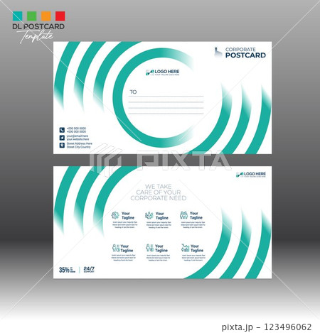 Postcard Design for any best use 123496062