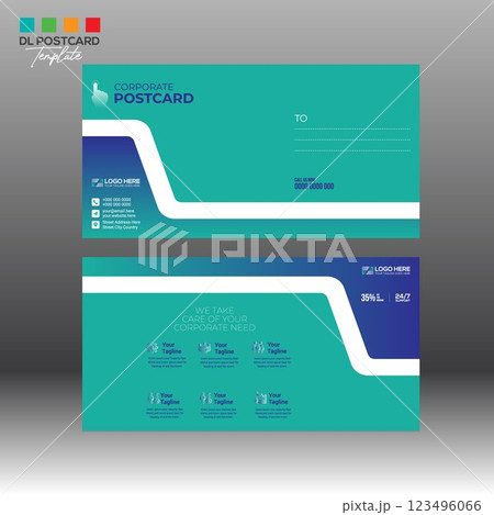 Postcard Design for any best use 123496066