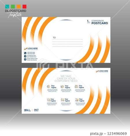 Postcard Design for any best use 123496069
