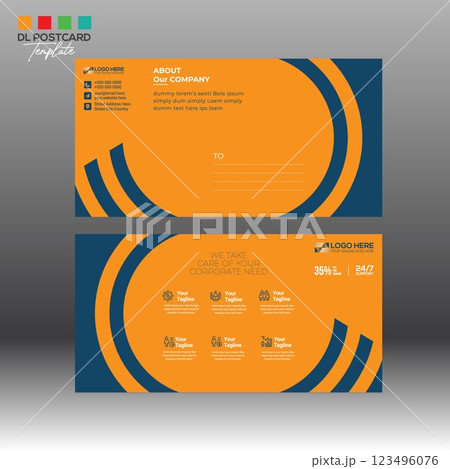 Postcard Design for any best use 123496076
