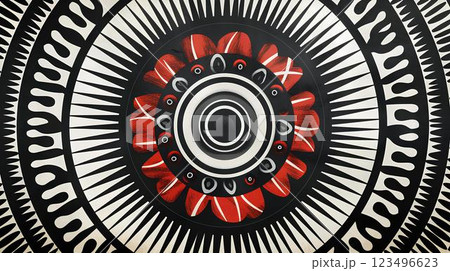 Beautiful Islamic Pattern Background A Traditional Design with Concentric Circles and Radiating Lines for Cultural and Artistic Appeal Beautiful Islamic Pattern Background A Traditional Design with Concentric Circles and Radiating Lines for Cultural and Artistic Appeal 123496623