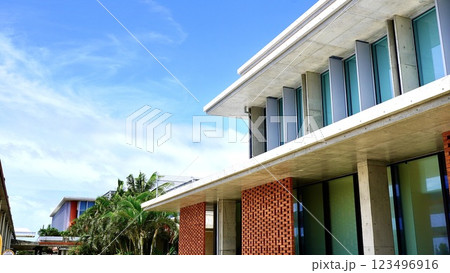 沖縄の新石垣空港のターミナル 沖縄の新石垣空港のターミナル 123496916