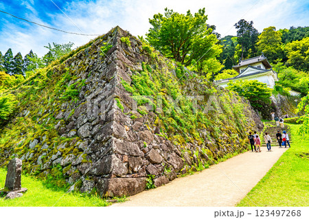 【重要伝統的建築物群保存地区】出石 初夏の出石城の風景1 兵庫県豊岡市 【重要伝統的建築物群保存地区】出石 初夏の出石城の風景1 兵庫県豊岡市 123497268