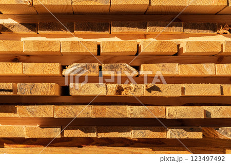 Wooden planks close-up. Wooden background 123497492
