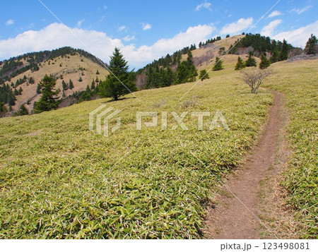 春の大菩薩連嶺の展望・狼平 123498081