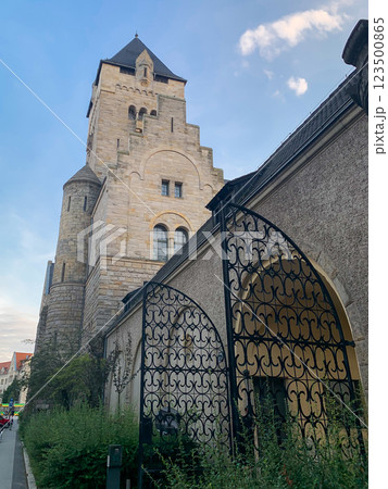 Entrance to Imperial castle building in Poznan, Poland Entrance to Imperial castle building in Poznan, Poland 123500865