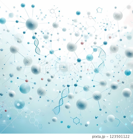 White and light blue medical abstract gradient...のイラスト素材 [123501122 ...