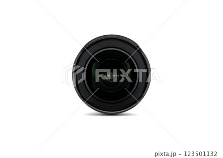 Ultra wide lens, to make items close to the lens look larger than they are, and distant backgrounds appear farther and smaller than they are. 123501132
