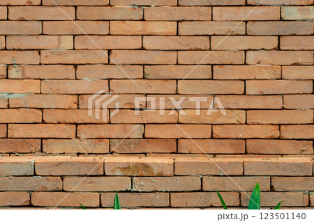 Background of Brick wall with Seamless pattern, simple plain normal and minimal background. 123501140