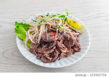 焼いた味付けハツ　 123501716