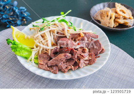 焼いた味付けハツ 焼いた味付けハツ 123501719