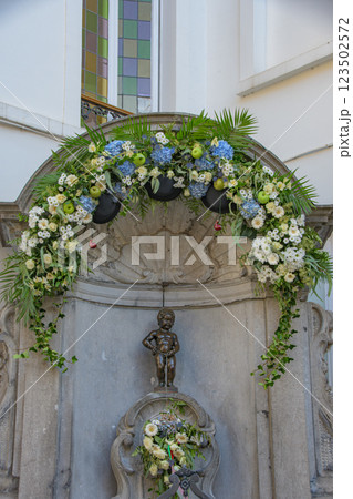 ベルギーのそれぞれの街の景色 123502572