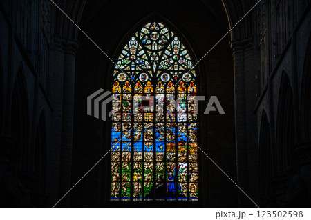 ベルギーのそれぞれの街の景色 123502598