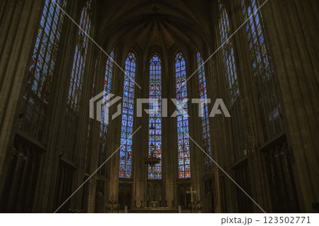 ベルギーのそれぞれの街の景色 123502771