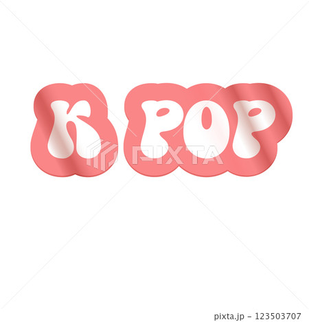 K-pop pink emblem pink sticker isolated on white. Korean pop music sticker, tag, retro label, banner, ribbon, label png K-pop pink emblem pink sticker isolated on white. Korean pop music sticker, tag, retro label, banner, ribbon, label png 123503707