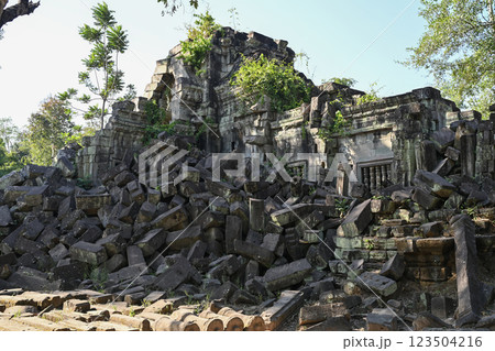 密林に眠る幻の寺院 ・ベンメリア，アンコール遺跡群／カンボジア 123504216