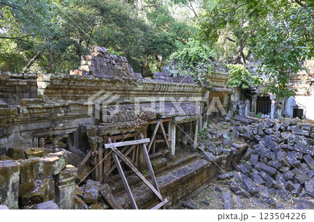 密林に眠る幻の寺院 ・ベンメリア,アンコール遺跡群/カンボジア 密林に眠る幻の寺院 ・ベンメリア,アンコール遺跡群/カンボジア 123504226