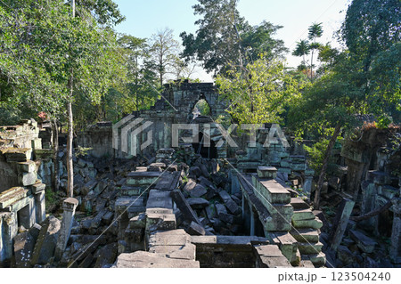 密林に眠る幻の寺院 ・ベンメリア，アンコール遺跡群／カンボジア 123504240