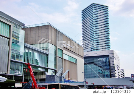 広島都市イメージ（広島駅・新駅ビル）Hiroshima City 123504319