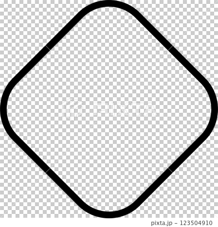菱形アイコン角丸 菱形アイコン角丸 123504910