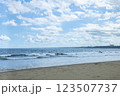 ある日の晴れた日の湘南の海 123507737