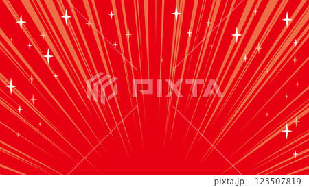 放射線 背景 赤 シンプル 集中線 キラキラ 放射線 背景 赤 シンプル 集中線 キラキラ 123507819