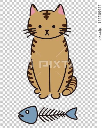 Give me your head and tail illustration 123509435