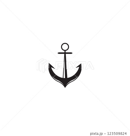 anchor icon vector illustration 123509824