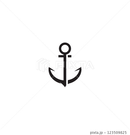 anchor icon vector illustration anchor icon vector illustration 123509825