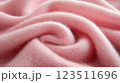 Soft Pink Wool Fabric with Plush Folds 123511696