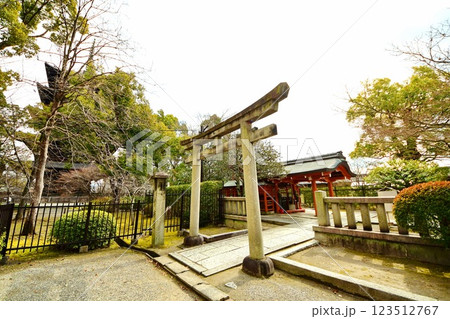 京都府　東寺・八島神社 八島社殿　京都市 南区 九条町　2022年2月 123512767