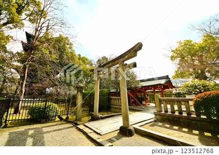 京都府　東寺・八島神社 八島社殿　京都市 南区 九条町　2022年2月 123512768