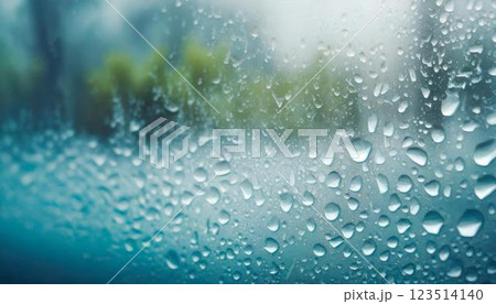 朝露の清涼感あるテクスチャ 123514140