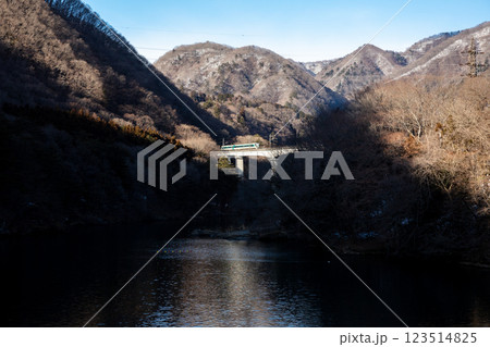 【会津鬼怒川線】スポットライトが当たる特急リバティ会津 123514825