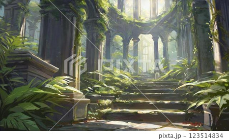 森の中の神殿 123514834