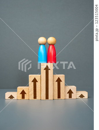 Two opponents meet at the top for the final test. The end of the game. Political struggle. Dual power. Influence, and dominance 123515004