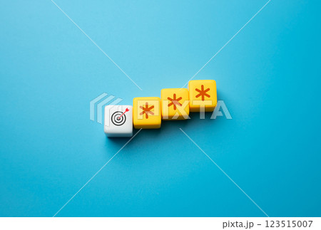 Task with an asterisk. Concept of a very complex task that requires extraordinary thinking. Challenge requiring deep expertise, analytical thinking, and innovation. Think beyond conventional solutions 123515007