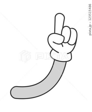 Noting thinking comic hand gesture Noting thinking comic hand gesture 123515486