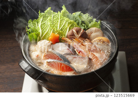 魚介いっぱい寄せ鍋 123515669