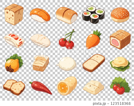 ご飯イラスト素材 123518368