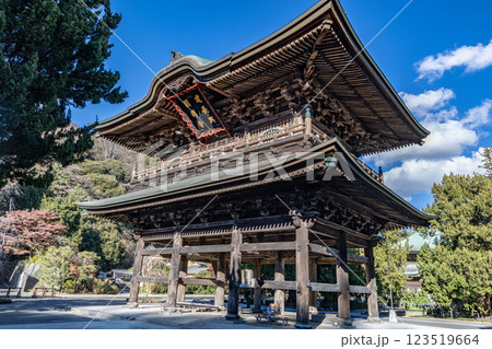 鎌倉 重要文化財 建長興国禅寺山門(三門) 鎌倉 重要文化財 建長興国禅寺山門(三門) 123519664