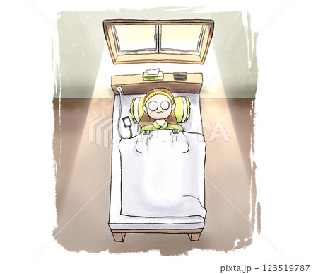 眠れなかった朝 123519787